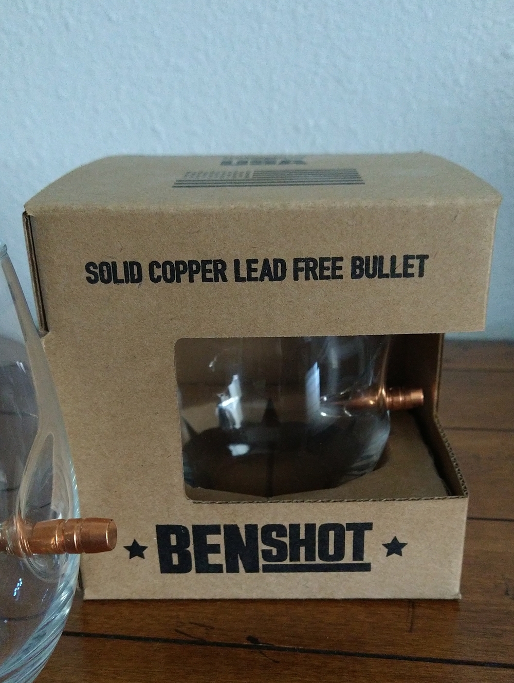 BENSHOT Copper Bullet Proof 15 oz. Glass